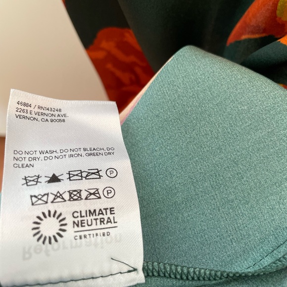 Brand new reformation Frankie Silk Dress - Picture 10 of 14